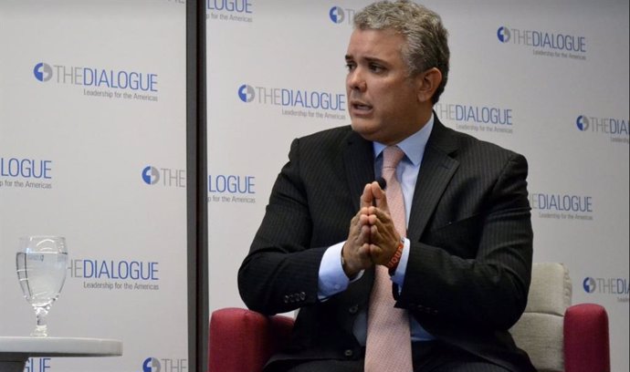 Archivo - El presidente colombiano, Iván Duque