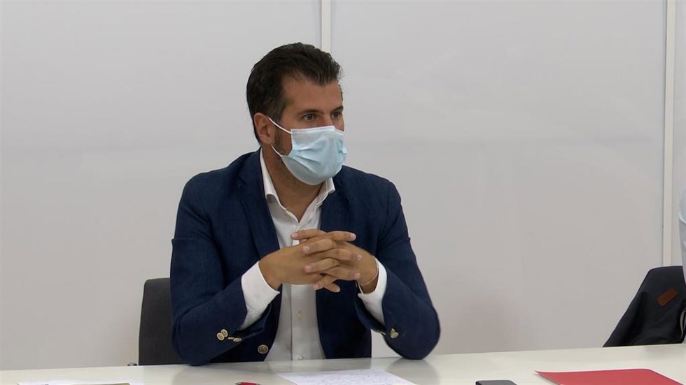 El secretario general del PSOECyL, Luis Tudanca.
