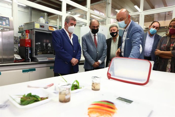 El presidente de la Comunidad Autónoma, en Utrillas.