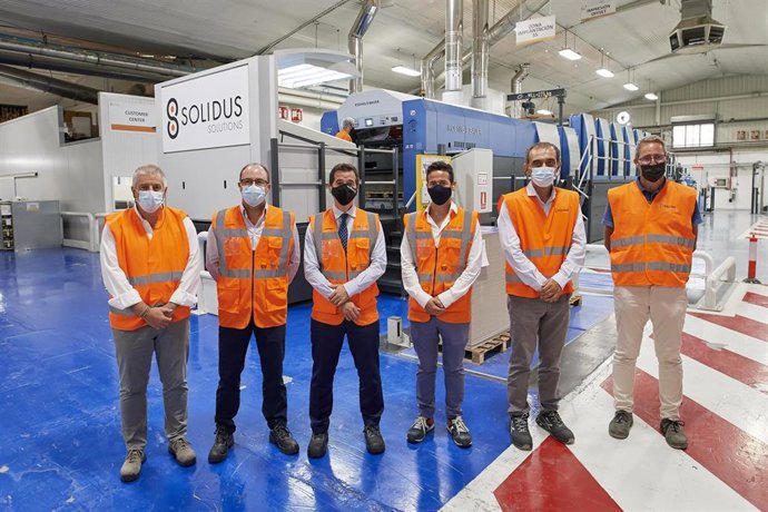 En la inauguración del centro este lunes.