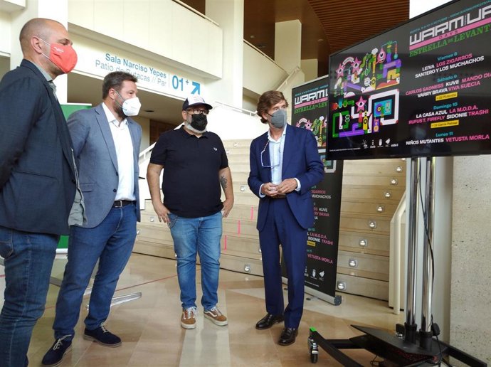 Pie de foto: Momento de la presentación del formato Warm Up Days