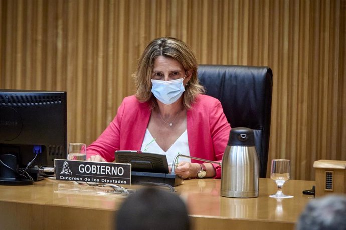 La ministra de Transición Ecológica y Reto Demográfico, Teresa Ribera, preside una Comisión de Transición Ecológica y Reto Demográfico, a 30 de agosto de 2021, en Madrid, (España).