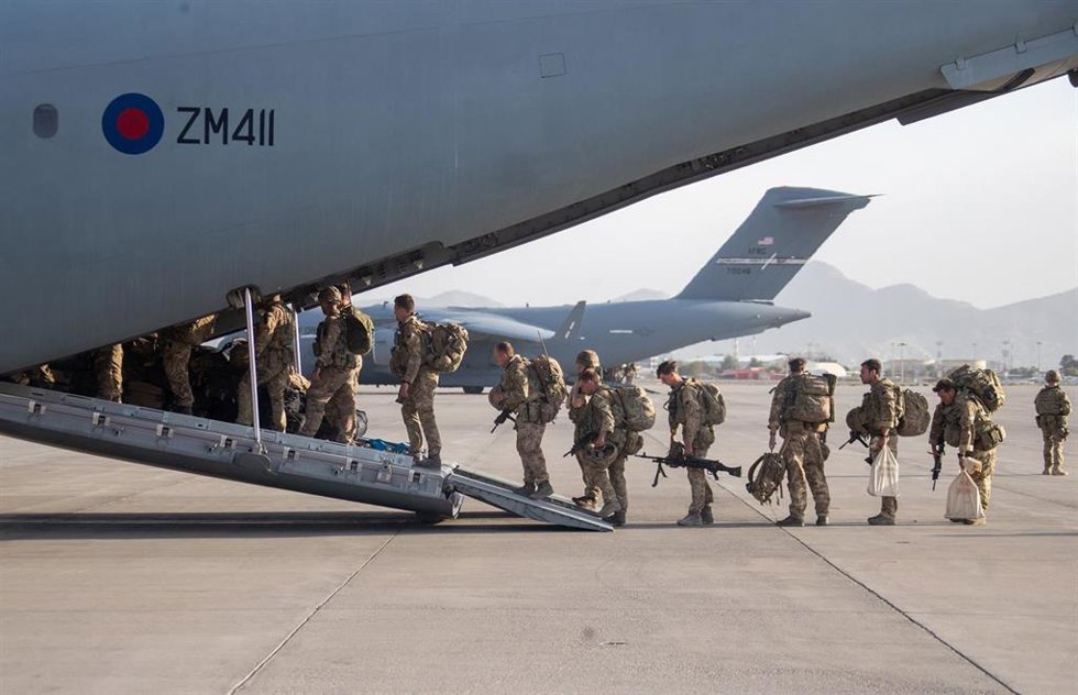 Evacuación en Kabul