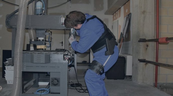 Exoequeleto diseñado por la empresa vizcaína Cyber Human Systems.