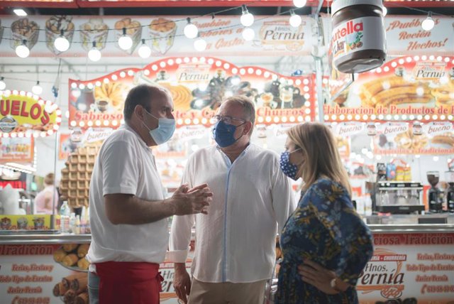 Encendido del alumbrado de la Feria de Mérida