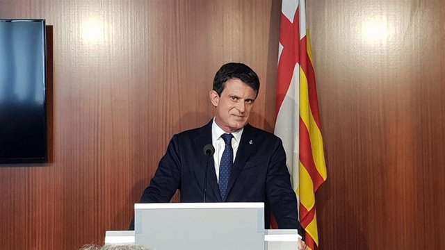 Archivo - El líder de la plataforma BCN Canvi, Manuel Valls, en una imagen de archivo