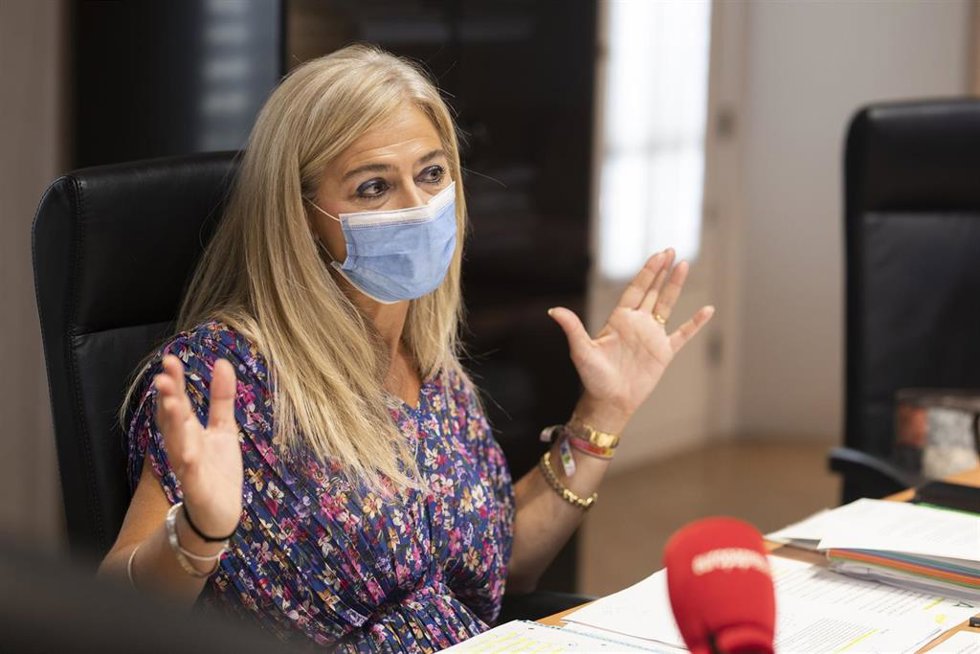 La consejera de Cultura y Patrimonio Histórico, Patricia del Pozo, en una entrevista a Europa Press