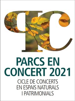 Cartel de 'Parcs en concert 2021'.