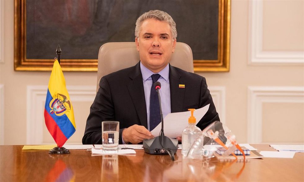 Archivo - El presidente de Colombia, Iván Duque.