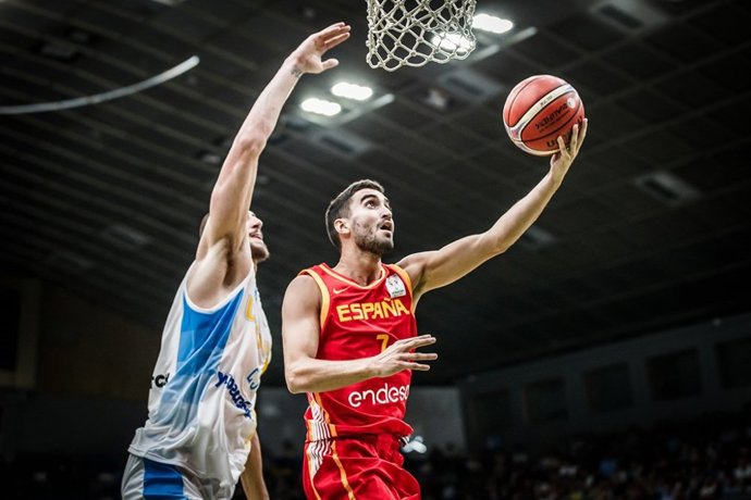 Jaime Fernández en el último España-Ucrania