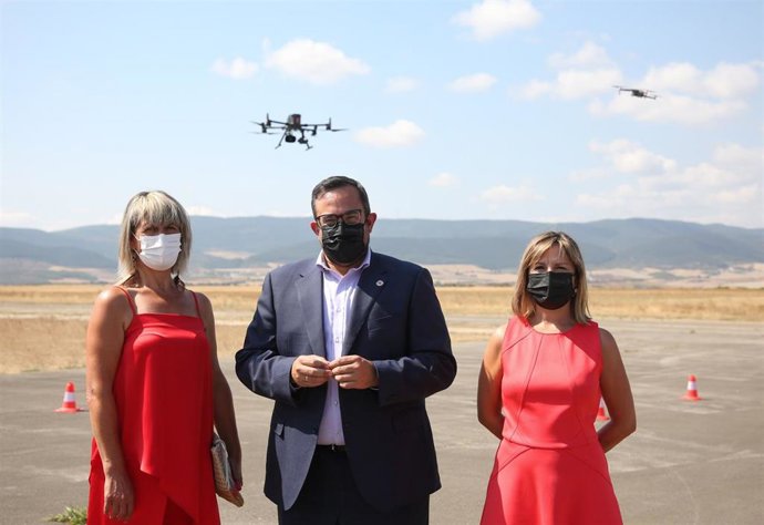 Presentación en Lumbier del proyecto U-Space Navarra.