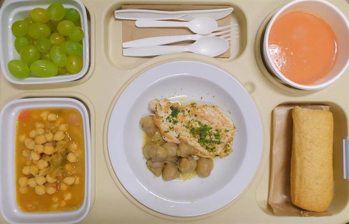 Dieta compartida en Facebook por el Hospital Puerta del Mar de Cádiz.