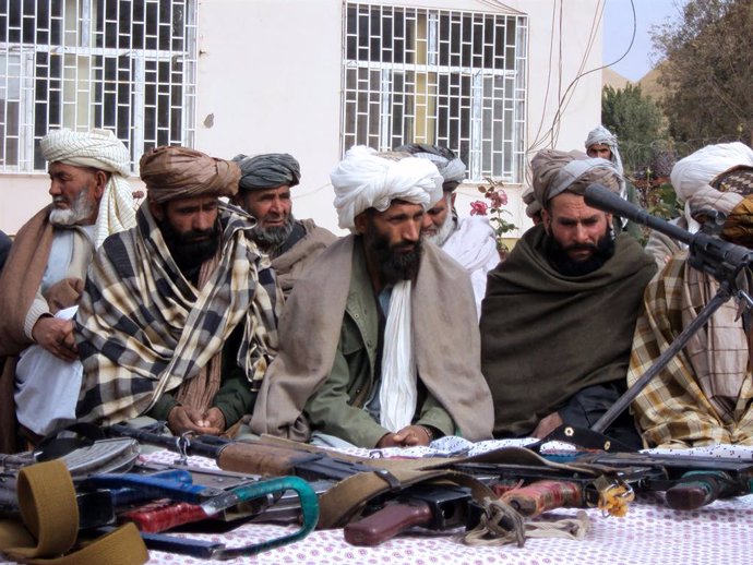 Archivo - Imagen de archivo de insurgentes talibán.