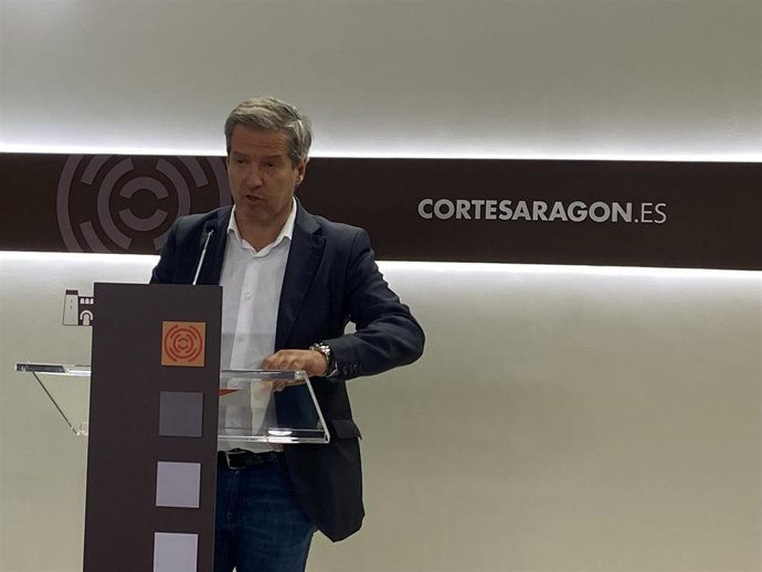 El líder de Cs Aragón, Daniel Pérez Calvo.