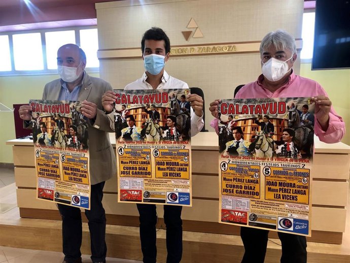 Presentación del festejo taurino de Calatayud para los días 4 y 5 de septiembre