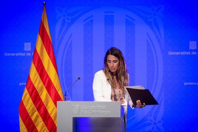 La portavoz del Govern, Patrícia Plaja, en una imagen de archivo.