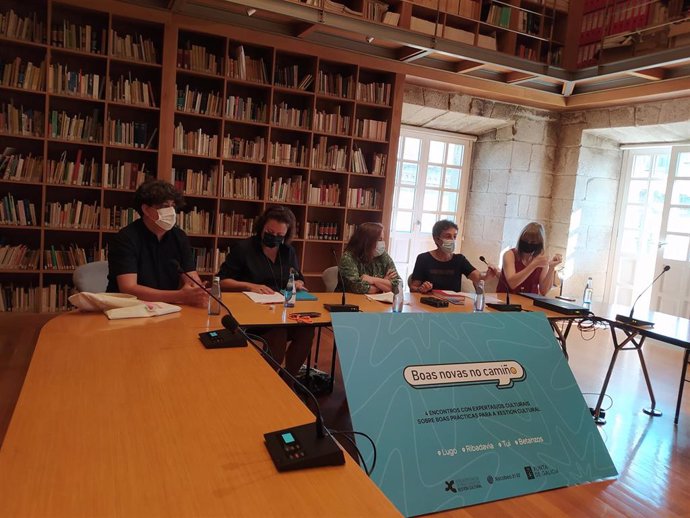 Presentación del programa de 'Boas novas no camiño' en Santiago de Compostela