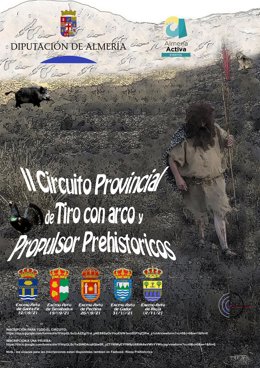 II Circuito Provincial de tiro con arco y propulsor prehistórico.