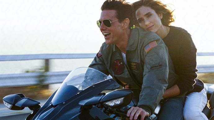 Tom Cruise y Jennifer Connelly en Top Gun: Maverick