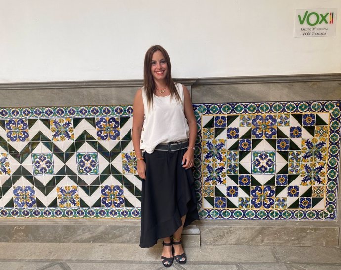 La concejal de Vox en Granada Mónica Rodríguez Gallego
