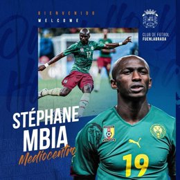 Stephane Mbia, nuevo jugador del Fuenlabrada