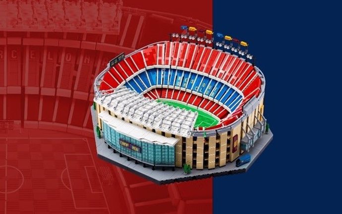 Set del estadio del FC Barcelona, el Camp Nou, de la marca LEGO, a la venta a partir del 1 de septiembre de 2021