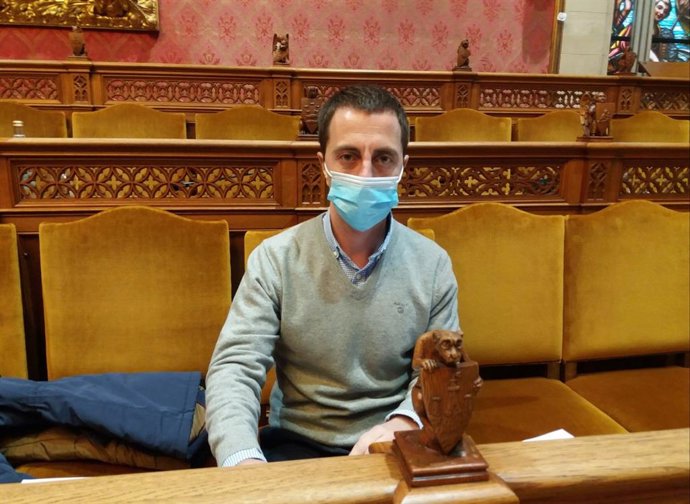 Archivo - El portavoz del PP en el Consell de Mallorca, Lloren Galmés.