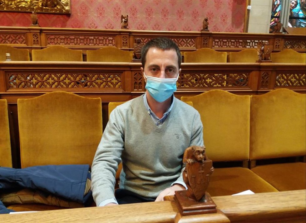 Archivo - El portavoz del PP en el Consell de Mallorca, Lloren Galmés.