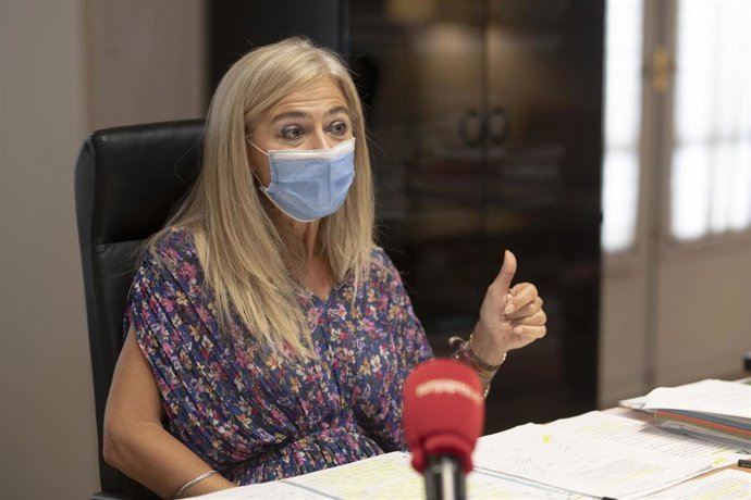 La consejera de Cultura y Patrimonio Histórico, Patricia del Pozo, en una entrevista a Europa Press