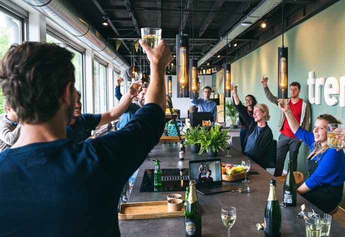 Plantilla de Trengo en una imagen en la página web de la compañía.