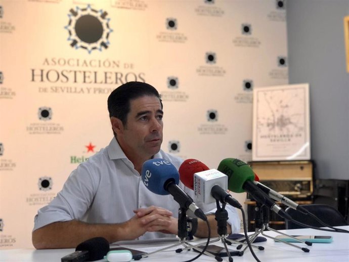 Antonio Luque, en rueda de prensa.