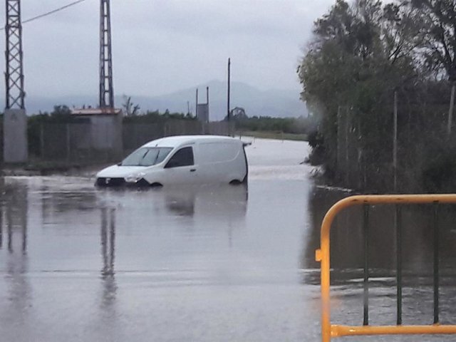 Archivo - Imagen de archivo de lluvias en Vinaròs