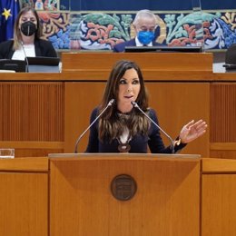 La diputada de VOX en las Cortes de Aragón Marta Fernández.