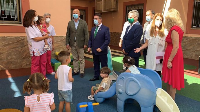 Visita a la Escuela Infantil Los Romeros, en Andújar.