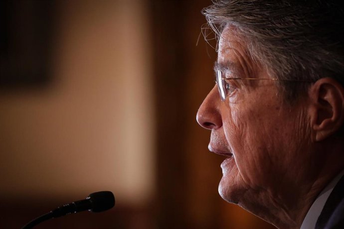 Archivo - Guillermo Lasso, presidente de Ecuador