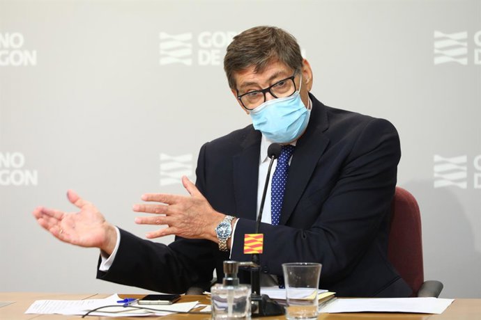 El vicepresidente del Gobierno de Aragón y consejero de Industria, Competitividad y Desarrollo Empresarial, Arturo Aliaga.