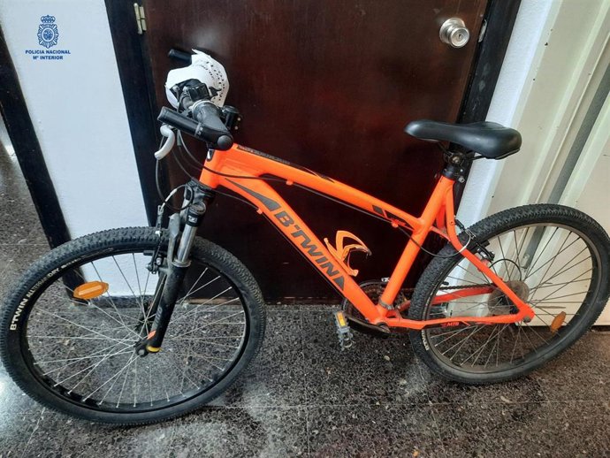 La bicicleta que el presunto autor robó.