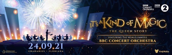 VisitMalta.com announces the world-famous BBC Concert Orchestra featuring It's a Kind of Magic - The Queen Story