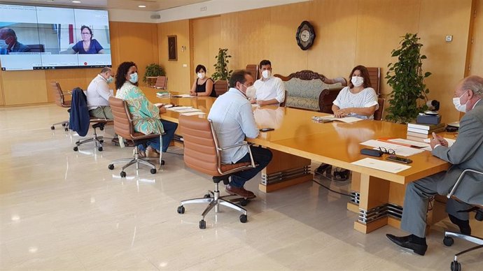Reunión del equipo de gobierno de la Diputación de Sevilla