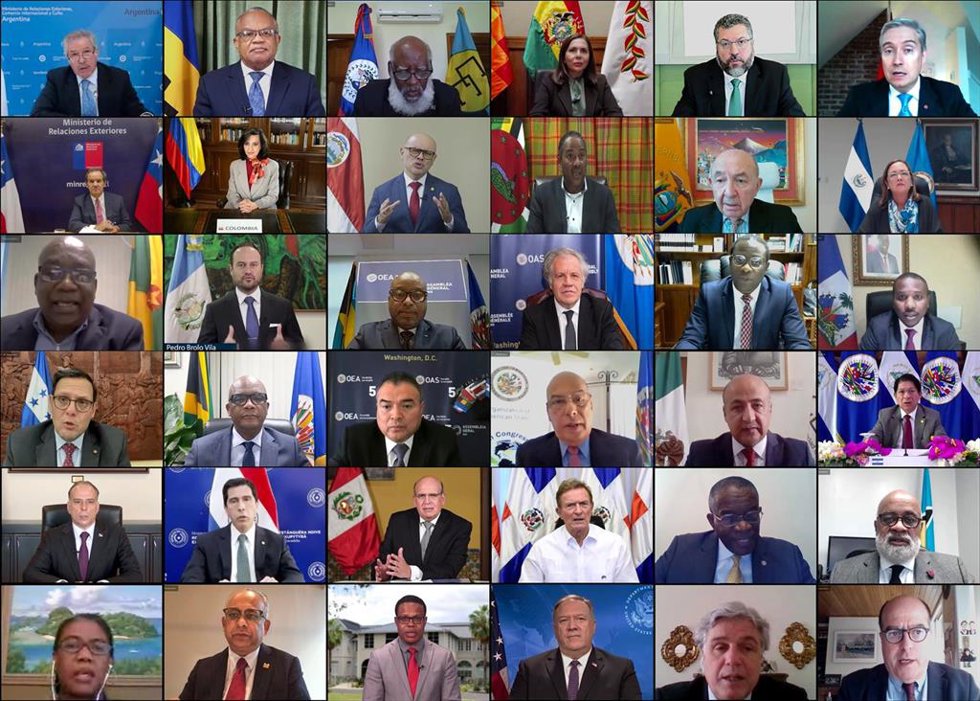 Archivo - Asamblea General de la OEA de 2020