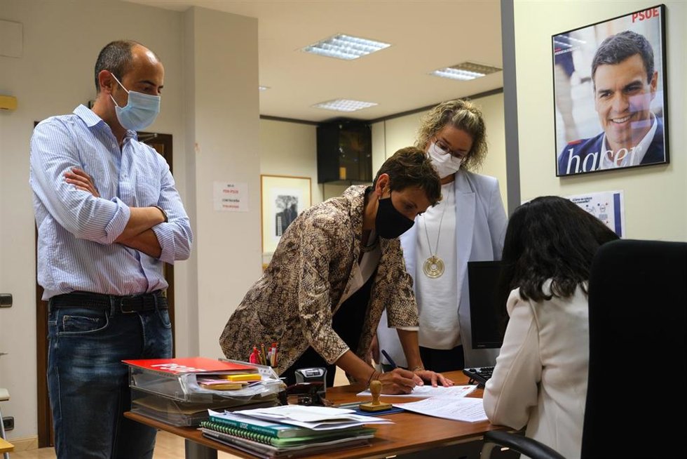 María Chivite presenta su candidatura a la Secretaría General del PSN