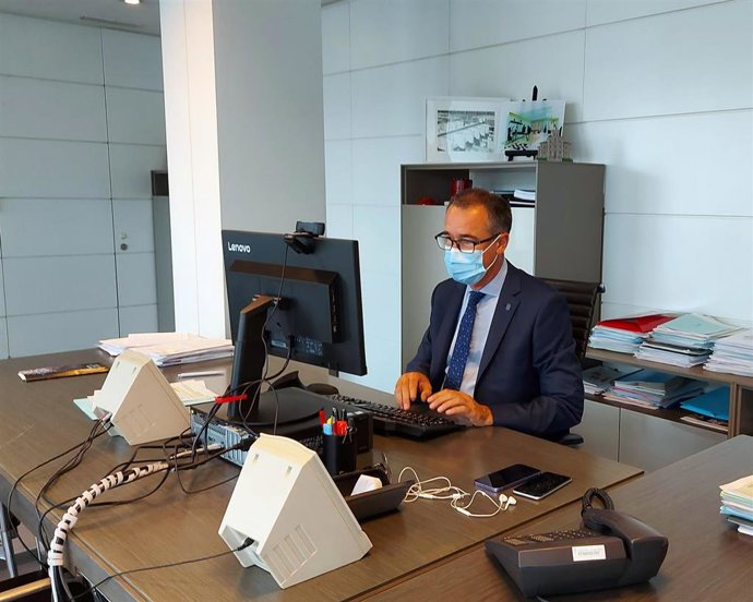 El consejero de Salud, Pablo Fernández Muñiz