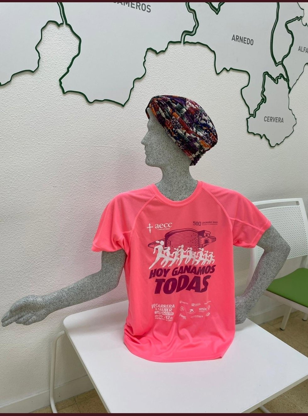 Camiseta oficial de la VI Carrera de la Mujer