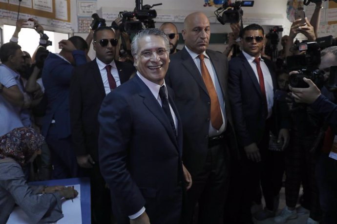 Archivo - El excandidato presidencial tunecino Nabil Karoui