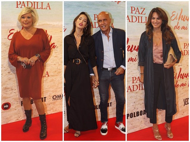 Numerosos rostros conocidos han arropado a Paz Padilla en el estreno de 'El humor de mi vida'