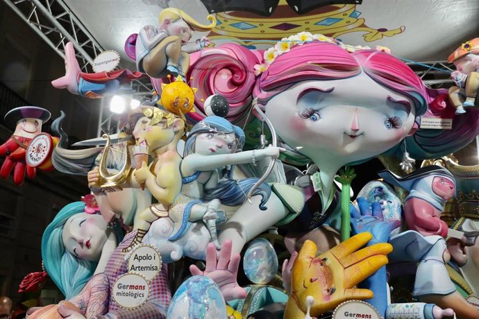 Falla infantil Ger-Mans, de Convento Jerusalen, primer premio de las Fallas 2021