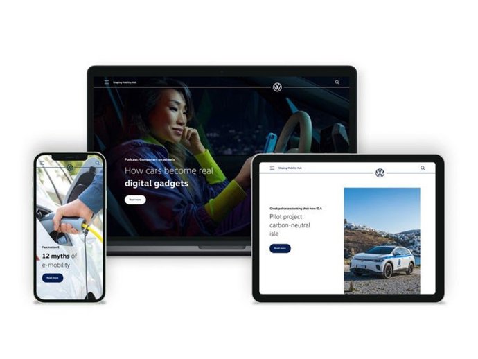 Imagen de recurso para ilustrar el Shaping Mobility Hub de Volkswagen.