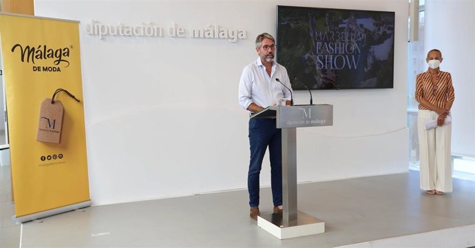 El vicepresidente primero y diputado de la Delegación de Desarrollo Económico Sostenible, Juan Carlos Maldonado, en rueda de prensa