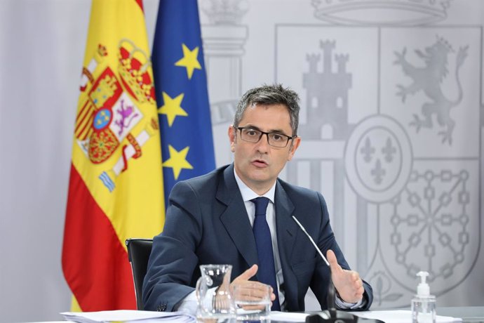 El ministre de Presidncia, Relacions amb les Corts i Memria Democrtica, Félix Bolaños
