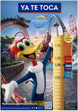 PortAventura World lanza una campaña para premiar a los niños que han pegado el estirón